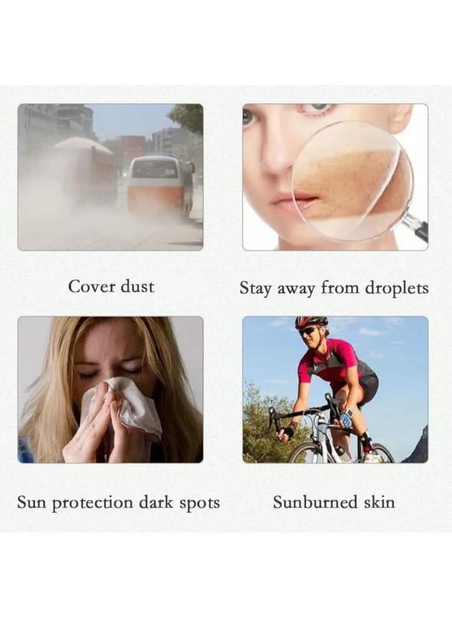 Generic Double Lens Adjustable Eye Protection Sunscreen Mask Full Face Cover - Image 3
