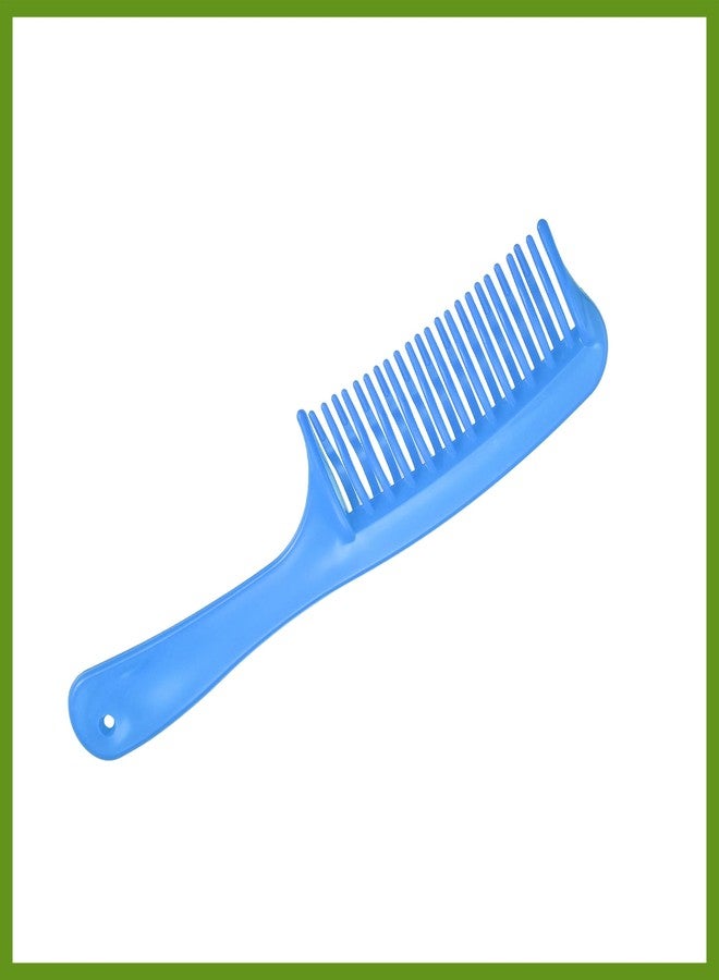 GLIDESMOOTH Detangling Hair Comb, Double Row Tooth Hair Comb Hairdressing Styling Tool for Curly Hair, Blue, 7.87"x1.77" Beauty - Image 4