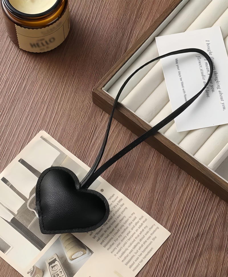 LAEKOU Heart Bag Charms Keychain for Women, Cute Key Chain Charm Accessories for Girls Tote Purse Backpack Handbags - Image 3