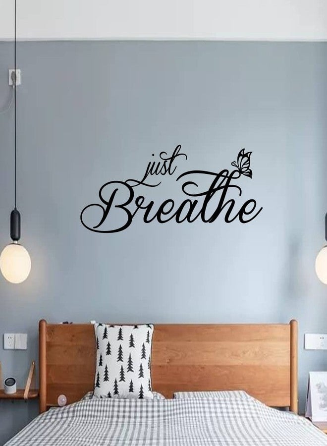 Fencosyn Just Breathe Inspirational Quotes Vinyl Wall Decal Positive Art Letters Sayings Living Room Décor - Image 2