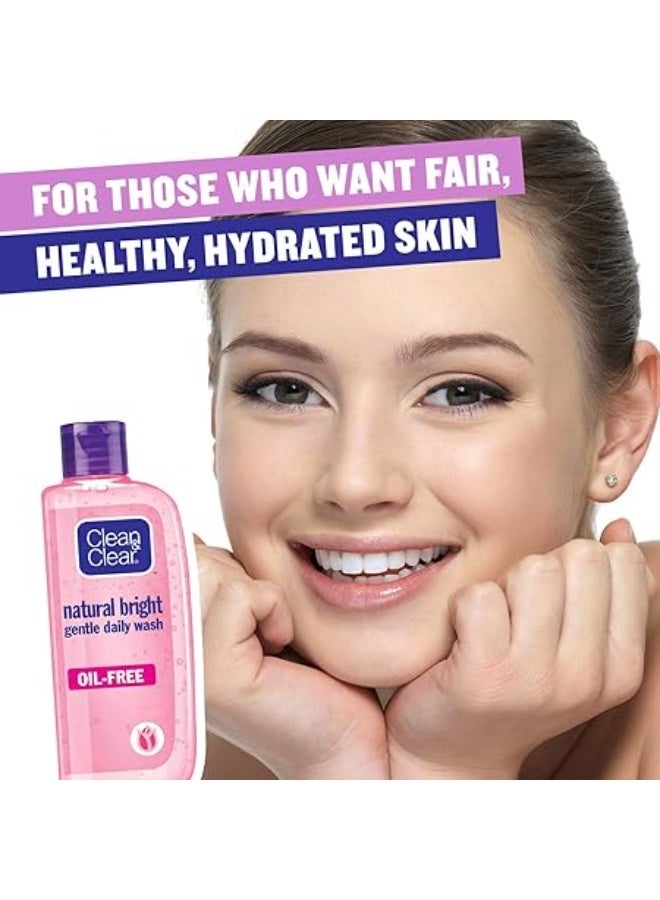 Clean & Clear 8Pcs Clean & Clear Natural Bright Daily Facial Wash 50Ml - Image 4
