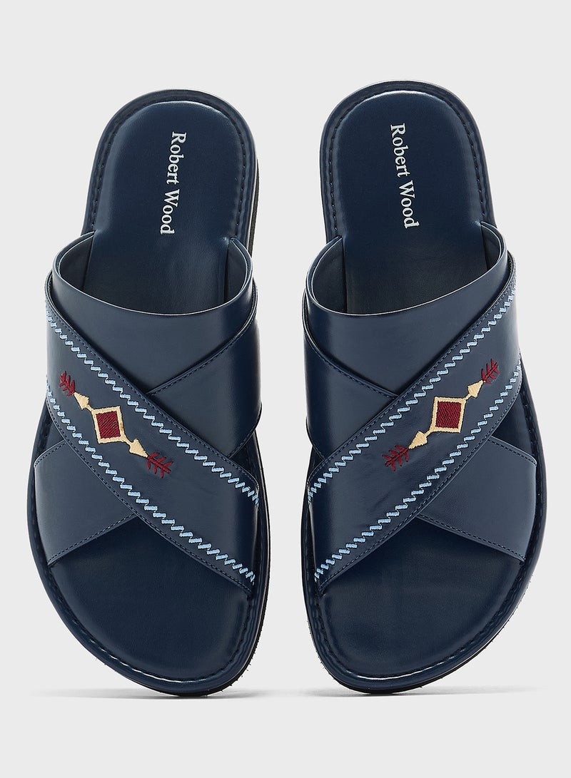Robert Wood Embroidered Traditional Arabic Sandals  - Image 4