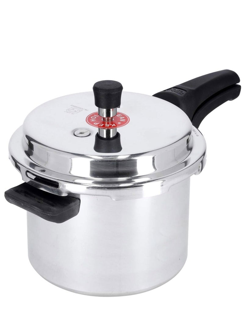 Bisbell 3Liters Pressure Cooker Induction Base Heavy-Duty Aluminium With Lid Durable Handles Ideal For Small To Medium Households Saves Energy, Create Delicious, Silver 3L BB1695 Silver - Image 2