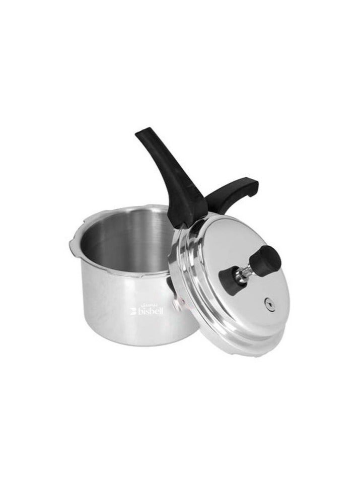 Bisbell 3Liters Pressure Cooker Induction Base Heavy-Duty Aluminium With Lid Durable Handles Ideal For Small To Medium Households Saves Energy, Create Delicious, Silver 3L BB1695 Silver - Image 4