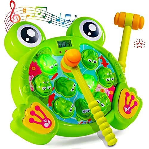 Play22 Toys for 2 3 4 5 Year Old Toddler Toys Age 24 Whack A Frog Game Baby Toy Gifts for Early Developmental Learning Birthday Gift for Toddler Boy Toys - Image 1