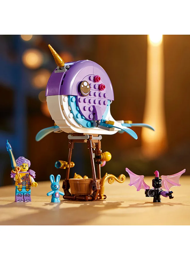 LEGO DREAMZzz Izzie's Narwhal Hot-Air Balloon Toy, Sea Animal Building Set, Save Bunchu from a Grimspawn, Transforming Whale Toy Figure, Gifts for Girls Boys and Kids Aged 7 Plus Years Old 71472