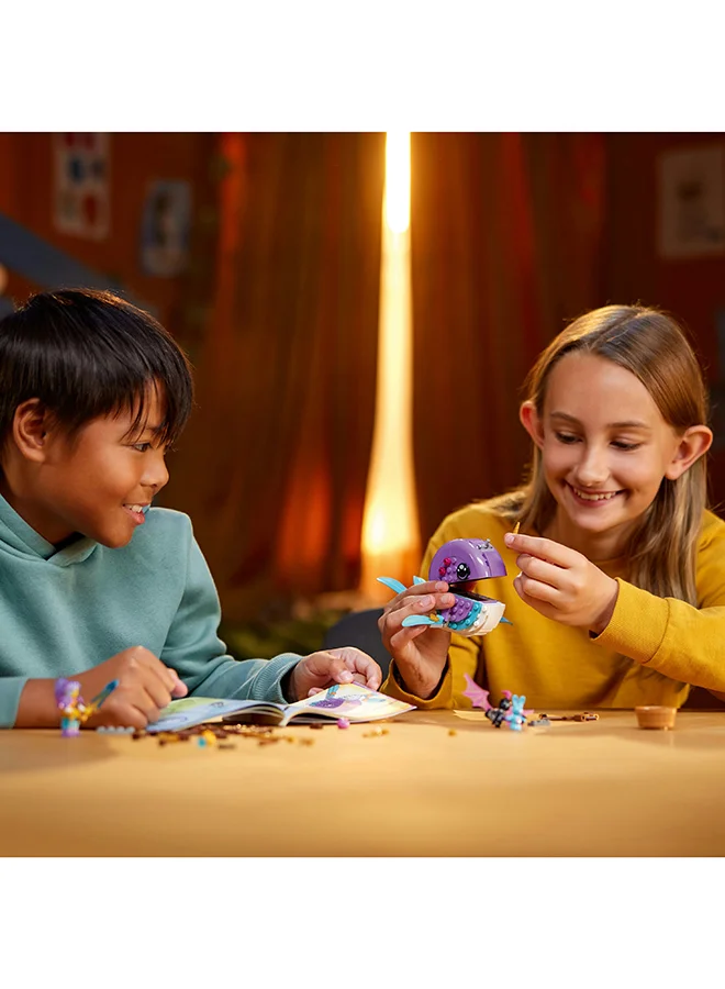 LEGO DREAMZzz Izzie's Narwhal Hot-Air Balloon Toy, Sea Animal Building Set, Save Bunchu from a Grimspawn, Transforming Whale Toy Figure, Gifts for Girls Boys and Kids Aged 7 Plus Years Old 71472
