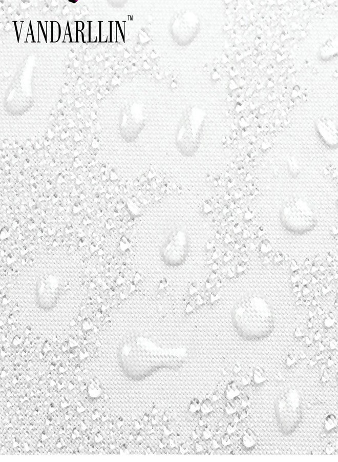 Vandarllin Extra Long Shower Curtain Fabric Shower Curtains Black and White Shower Curtain Striped 72x84 Inch - Image 5