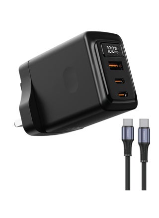 Black - 100W Wall Charger with Cable