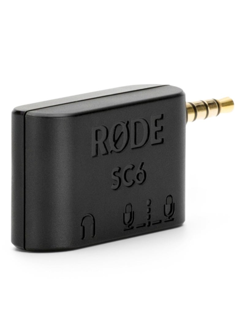 رود Rode SC6 Dual TRRS Adaptor for Smartphones SC6 black - Image 3