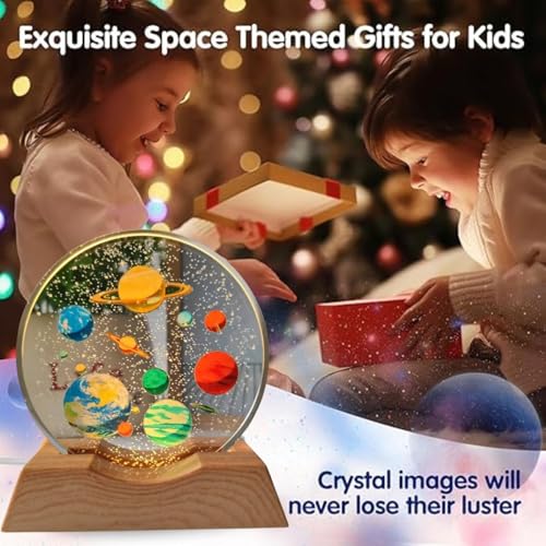 One94Store 3D Acrylic LED Night Light with Planet Design – Warm White Ambient Lighting Decorative Table Lamp with Durable Plastic Base for Bedroom, Living Room, Study, Kids Room, Home Décor & Gifting - Image 5