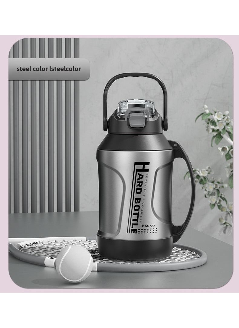 Generic - Outdoor camping insulation bucket wholesale 3L large capacity summer dry ice bucket portable 304 stainless steel water bottle 316 stainless steel color 1.5L - Image 1