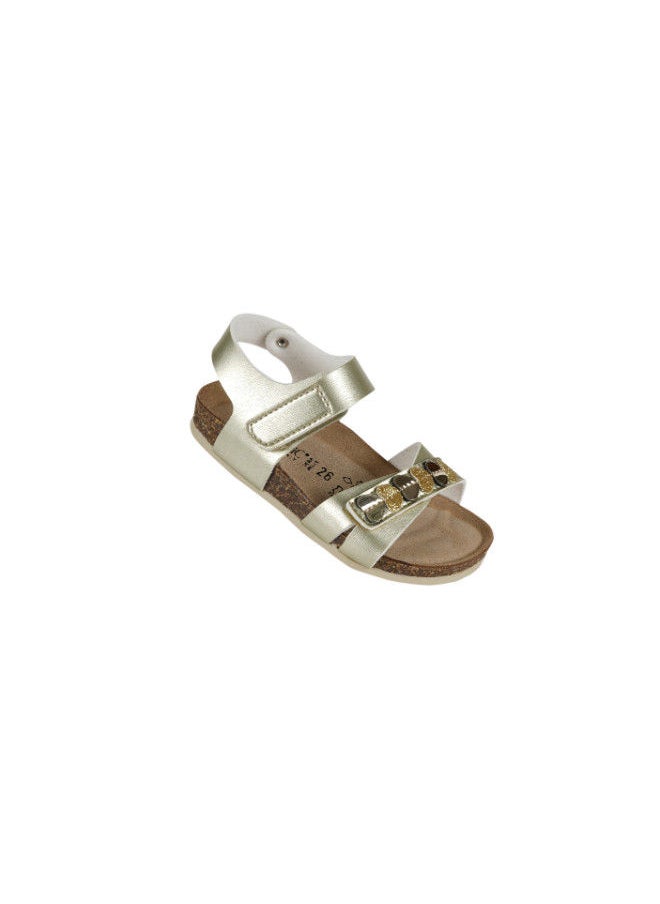 BiOCHIC - Biochic Girls Backstrap Sandal 012-427 804CMT-Platin - Image 1