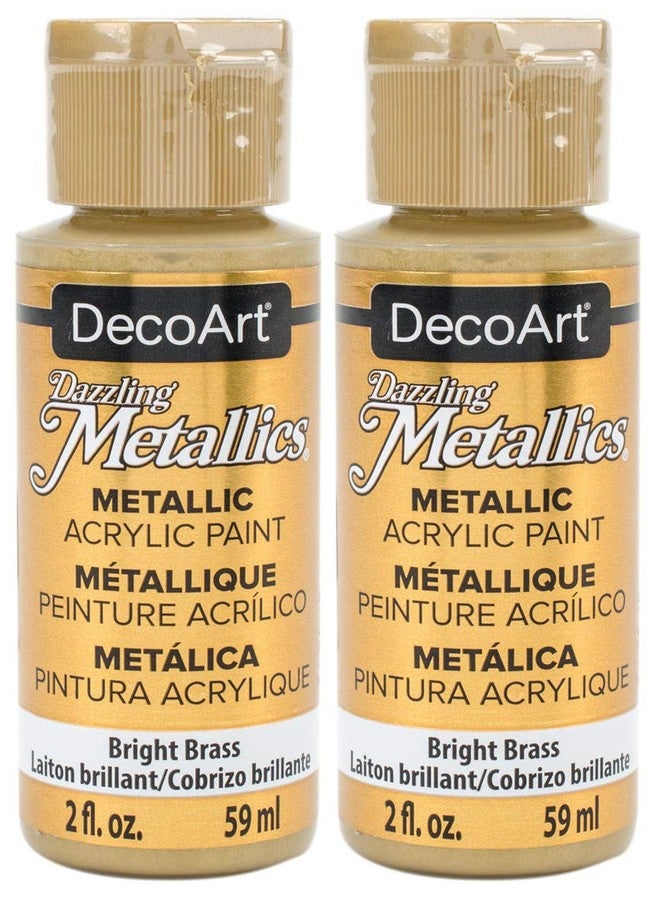 DecoArt Dazzling Metallics Acrylic Paint 2oz-Bright Bass