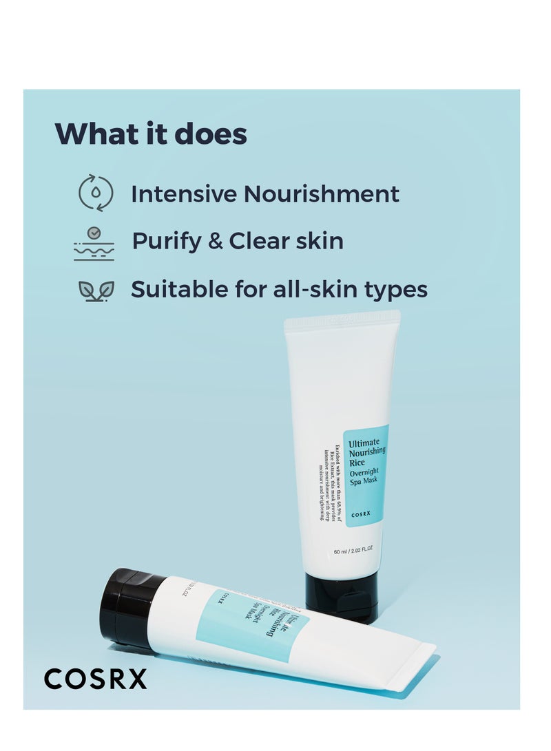 كوسرإكس Ultimate Nourishing Rice Spa Overnight Mask 100ml - Image 3