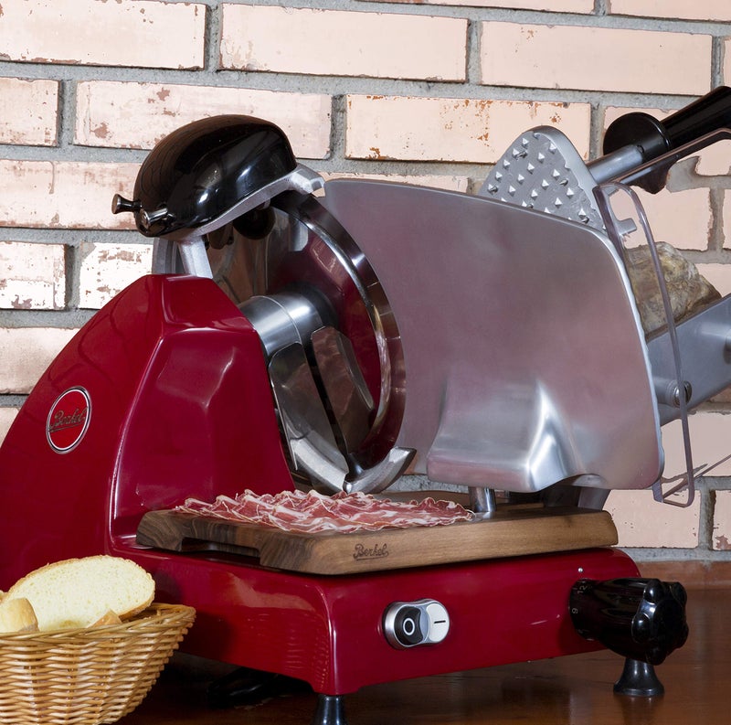 BERKEL Berkel Presenting Board for Red Line 250 Slicers | Wooden Board | Stainless Steel Plate | Display Meat, Prosciutto, Cheese, Vegetables, and more | Made in Italy  - Image 2