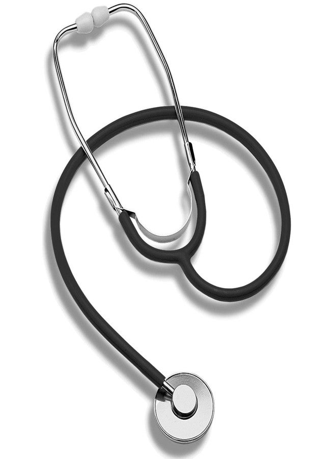 MABIS Spectrum Series Lightweight Nurse Stethoscope, Black, 30 Inch - Image 1
