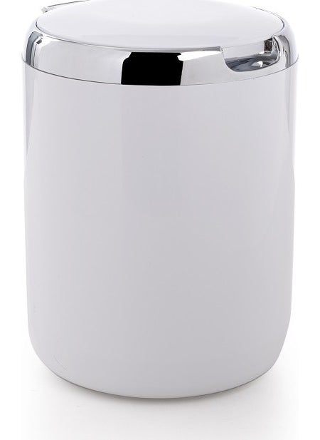 Primanova - Pacific Countertop Dustbin Plastic 3 lt White - Image 1
