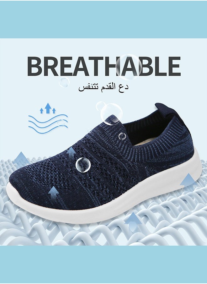 D.D.Star - Kids Shoes Breathable Slip On Sneakers For Children's Shoes, Lightweight Running Sneakers For Boys and Girls Sports Shoes. - Image 1