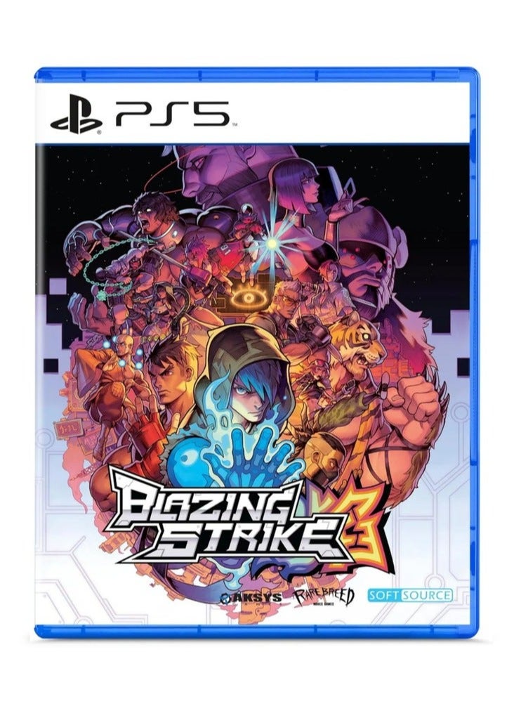 سوف سورس بليزينغ سترايك – PS5 - لعبة قتال ثنائية الأبعاد بأسلوب الأركيد الكلاسيكي - Image 1