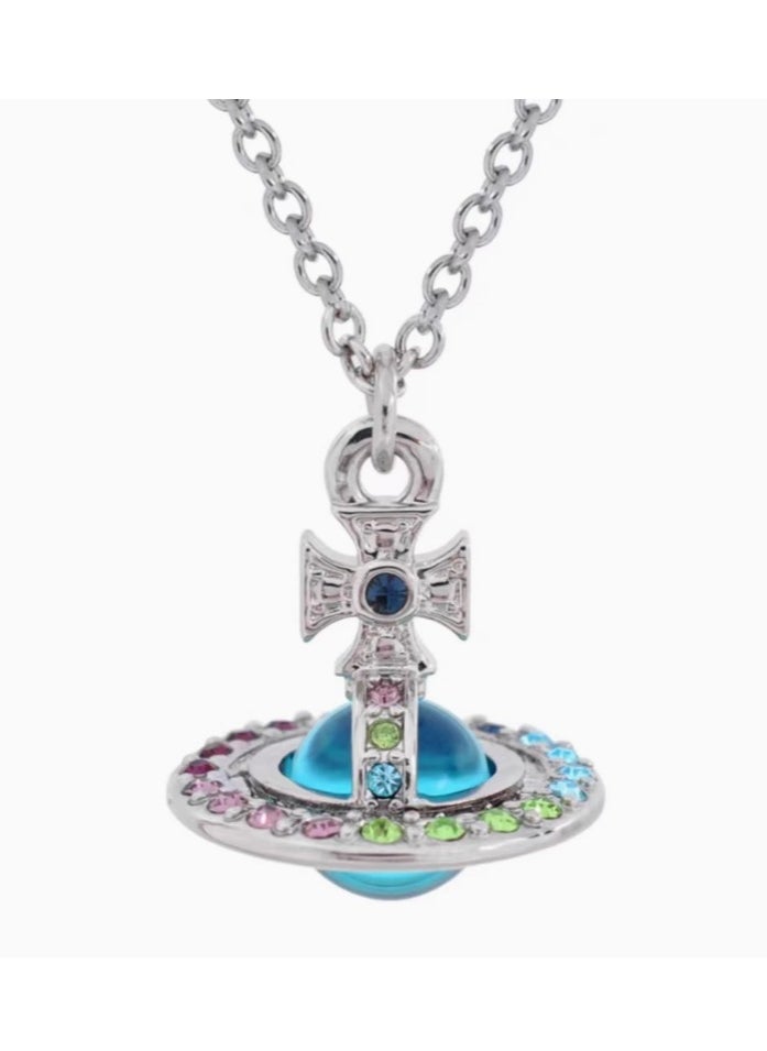 Vivienne Westwood Vivienne Westwood Medium  10MM ORB Classic Saturn Pendant Necklace  - Image 1