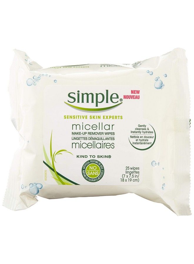 simple Facial Wipes Micellar 25 Count (Pack Of 6) - Image 1
