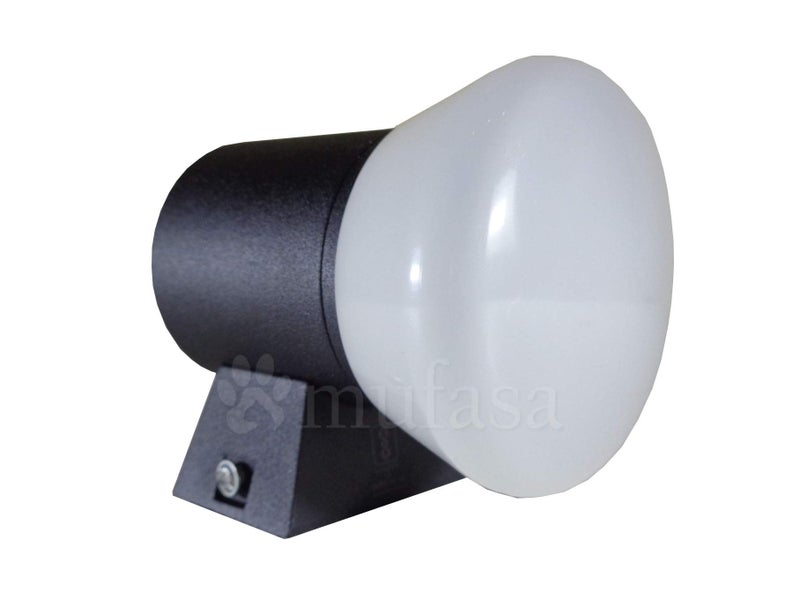 Mufasa 5 Watts Down Light LED Outdoor Wall Light Path Lamp Boundary Pillar Entrance Backyard Balcony Light Waterproof Bulkhead (Warm White)(Aluminium) - Image 2