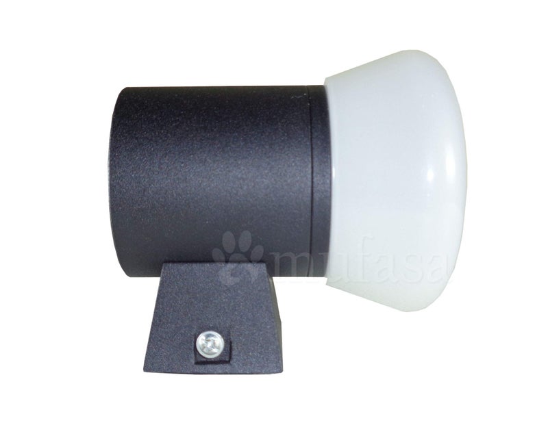 Mufasa 5 Watts Down Light LED Outdoor Wall Light Path Lamp Boundary Pillar Entrance Backyard Balcony Light Waterproof Bulkhead (Warm White)(Aluminium) - Image 3