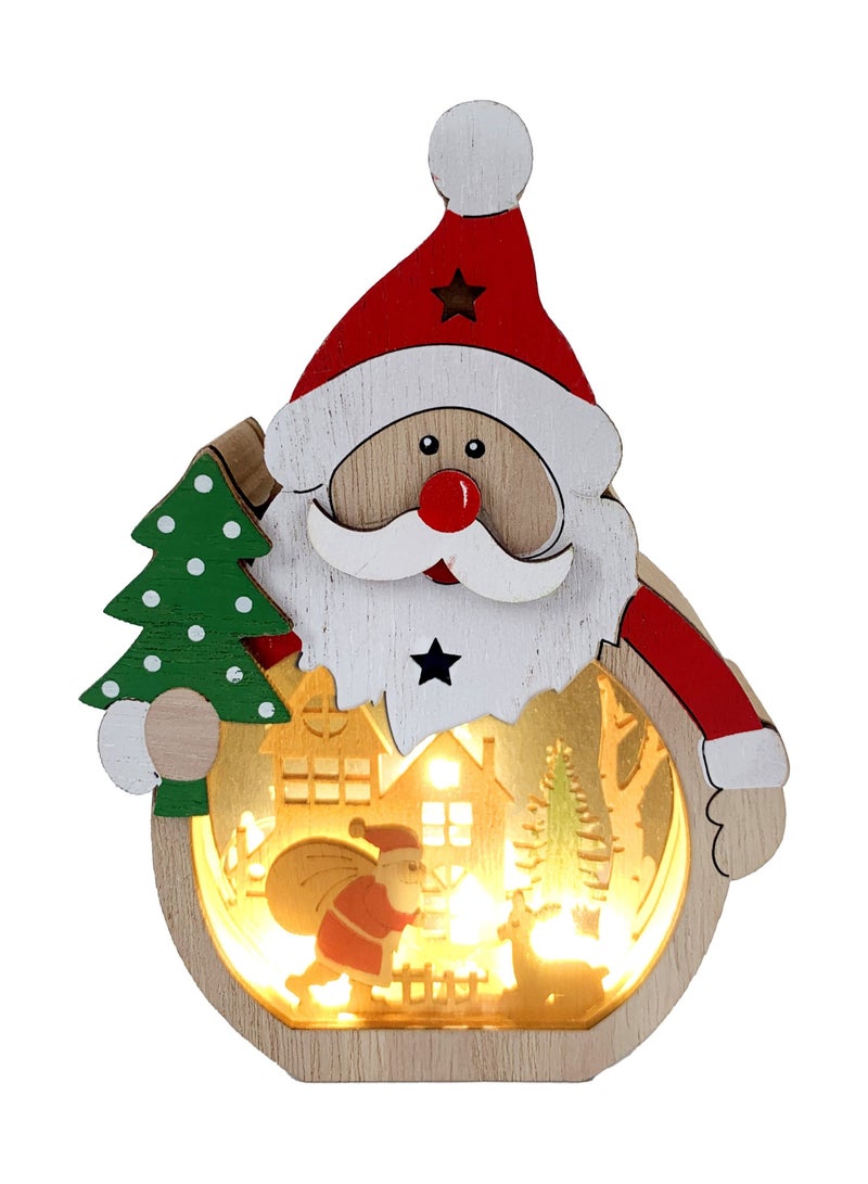 Party Magic LED Table Decoration Santa 11x16cm - Image 2