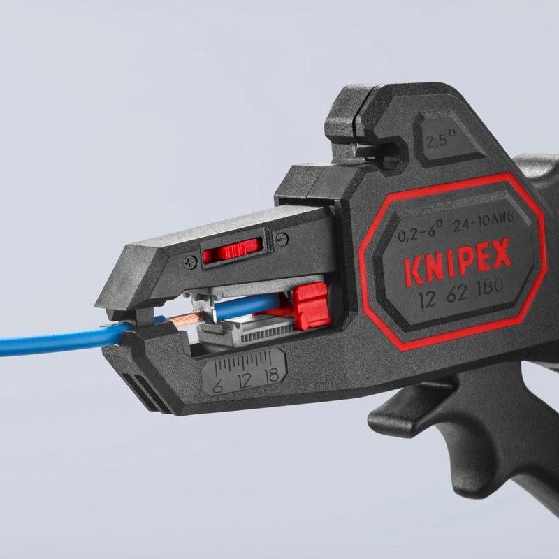 KNIPEX KNIPEX Automatic Wire Stripper 10-24 AWG, 7.25  - Image 4