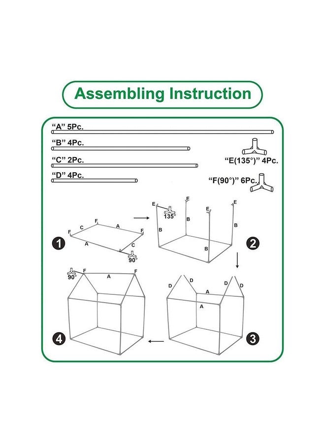 ماجيك واند خيمة قلعة الأميرة من ماجيك واند® بحجم كبير للأطفال 【صنع في الهند】【3 سنوات فما فوق】【عبوة من قطعة واحدة】【وردي】 - Image 4