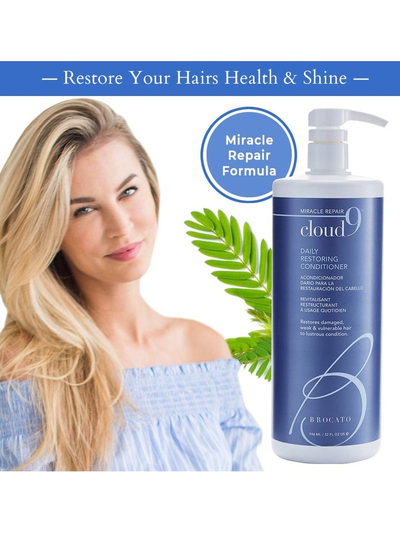 Brocato Brocato Cloud 9 Daily Restoring Conditioner, 32 Ounce, by Beautopia Hair  - Image 3