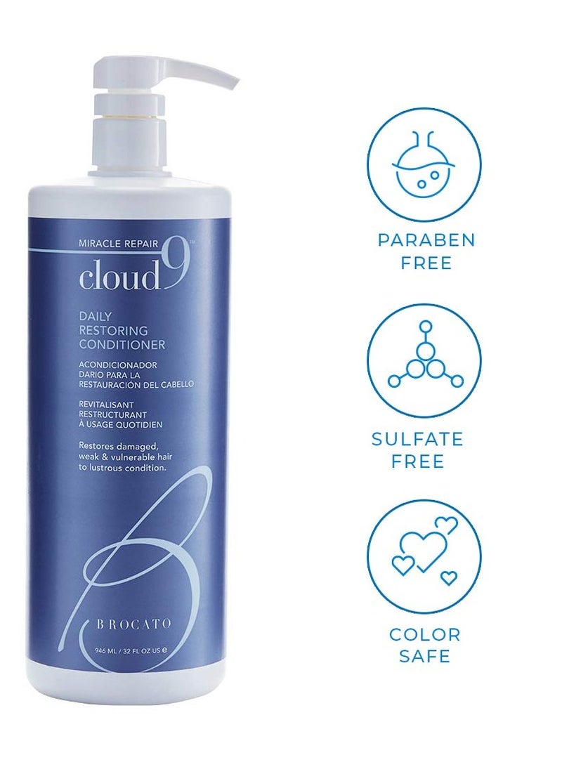 Brocato Brocato Cloud 9 Daily Restoring Conditioner, 32 Ounce, by Beautopia Hair  - Image 4