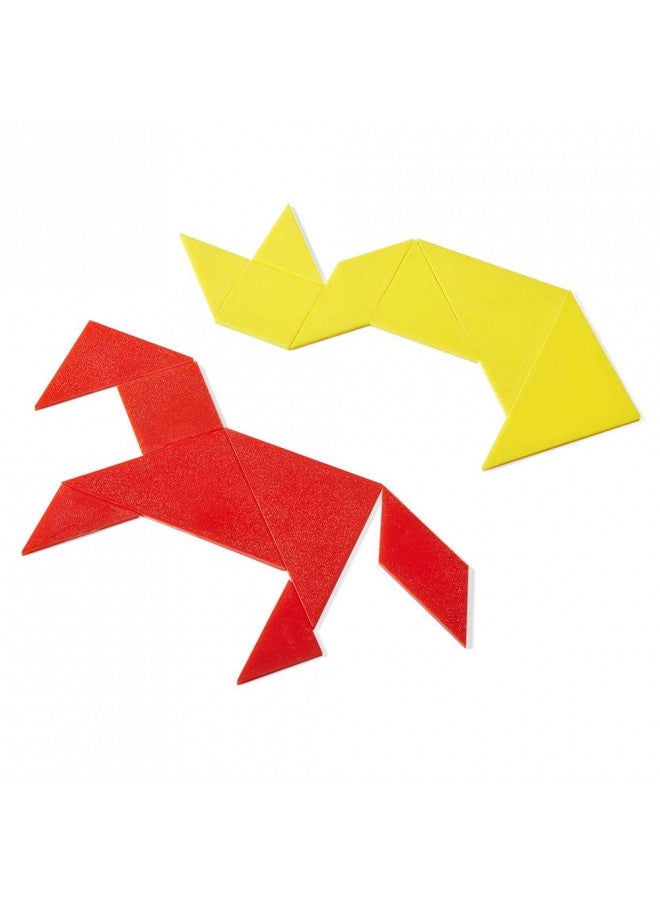 hand2mind ETA hand2mind Small Plastic Tangrams, Set of 4 - Image 3