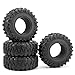 RCLIONS 4PCS 22inch 120mm RC Rubber Wheel Tyre Tires with Foam Insert for 110 RC Crawler Car Axial Wraith 90018 - Image 4