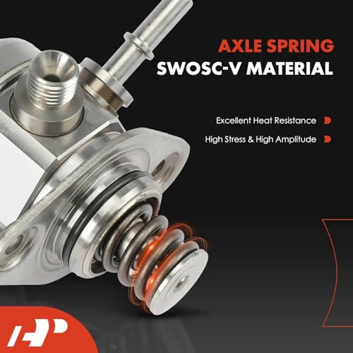 A-Premium High Pressure Fuel Pump Compatible with Hyundai Sonata, Accent, Tucson, Veloster & Kia Optima, Forte5, Rio, 2015 2016 2017 2018, 1.6L, Replace# 353202B220 - Image 5