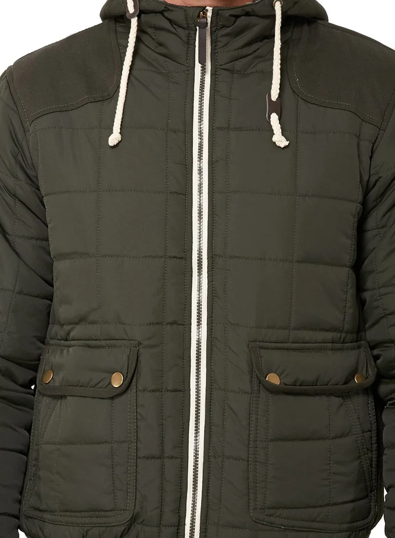 55 Soul Quilted Hoodie Jacket