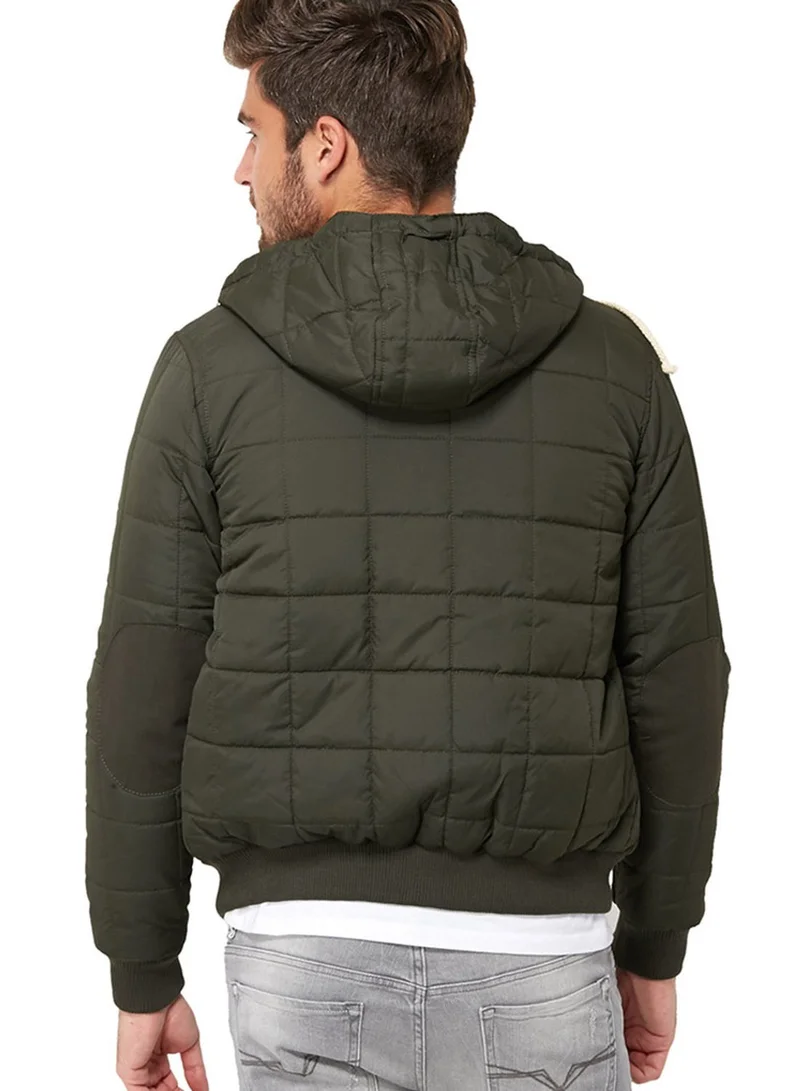 55 Soul Quilted Hoodie Jacket