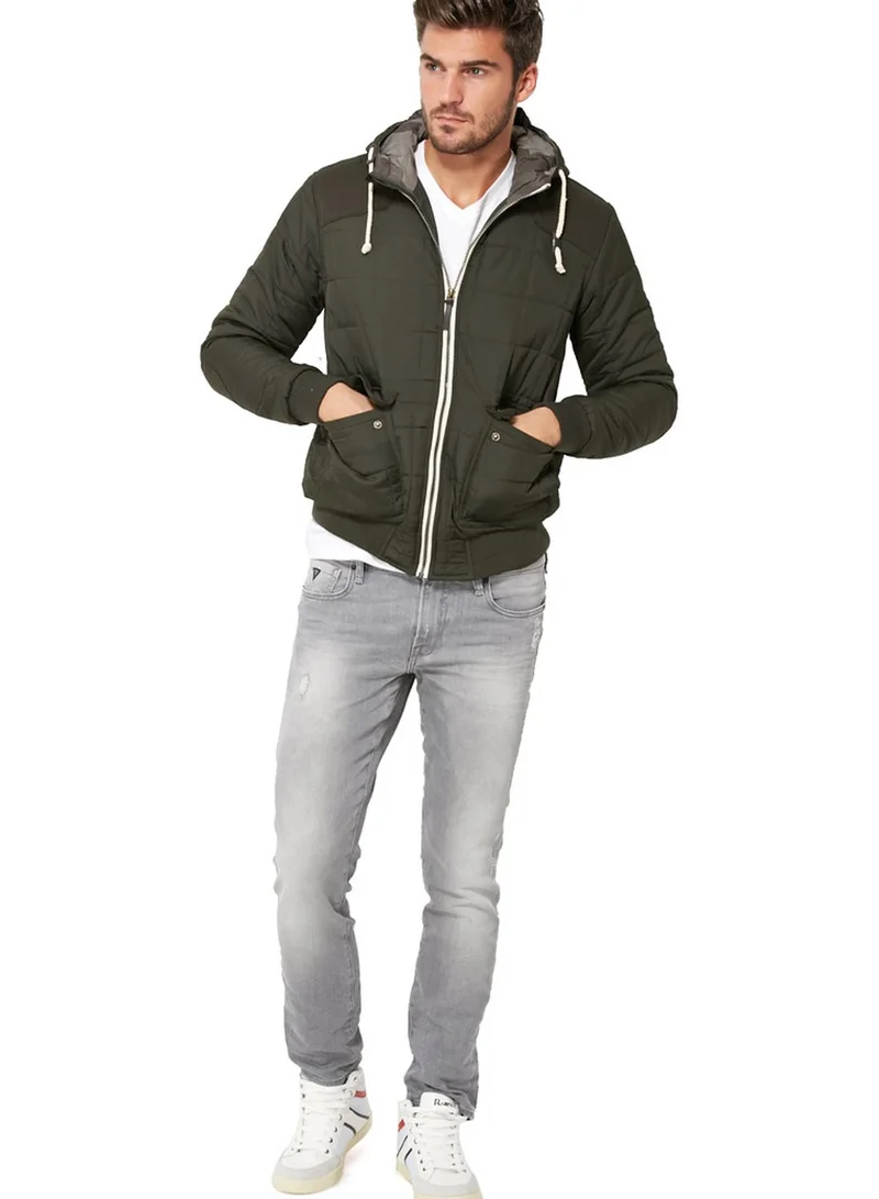 55 Soul Quilted Hoodie Jacket