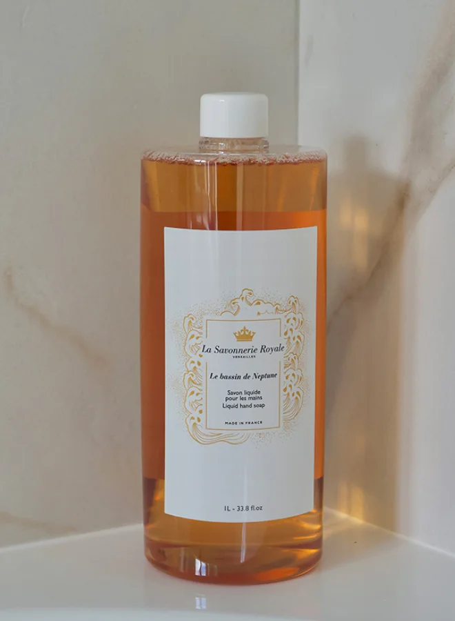 La Savonnerie Royale Liquid hand soap - Refill bottle - 1L - Le bassin de Neptune