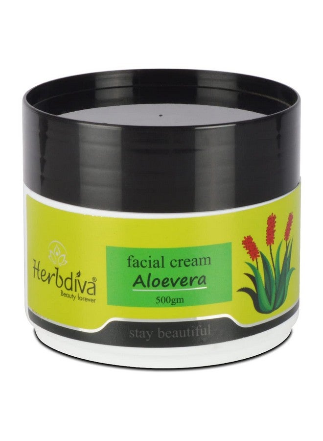 Herbdiva Aloevera Face Massage Cream For Delightful and Glowing Skin, 500G… - Image 1