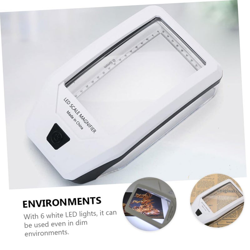 Handheld Magnifier With LED Light For Reading And Currency Detection - Image 5