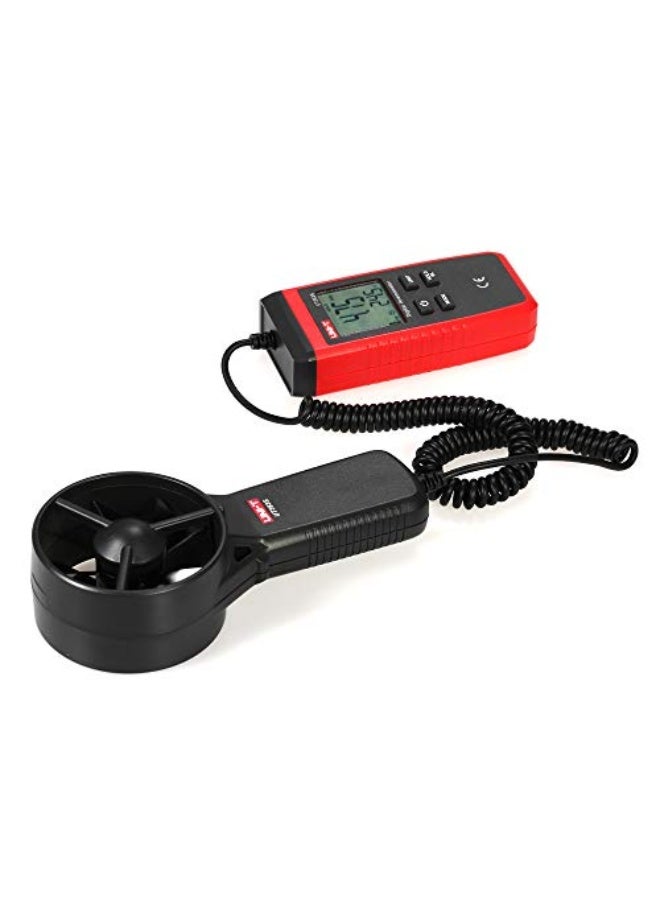 مقياس سرعة الرياح الرقمي XECRDP UT363S ميني LCD المحمولة مقياس سرعة الهواء واختبار درجة الحرارة مقياس سرعة الرياح الصغير  - Image 2