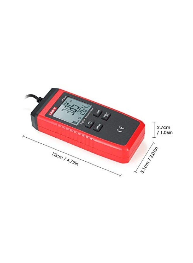 مقياس سرعة الرياح الرقمي XECRDP UT363S ميني LCD المحمولة مقياس سرعة الهواء واختبار درجة الحرارة مقياس سرعة الرياح الصغير