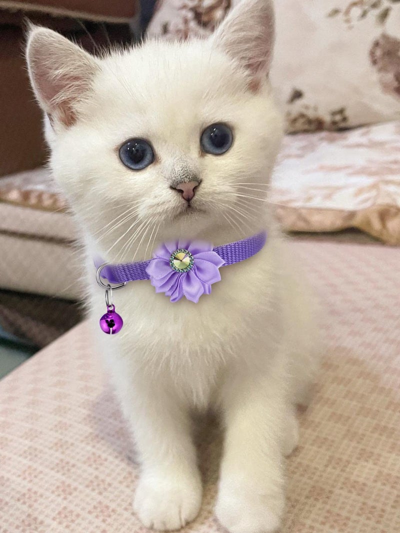 Tamhoo 16 PCS Cute Cat Collars Breakaway with Bell for Boy Cats and Girl Cats Gifts - Image 2