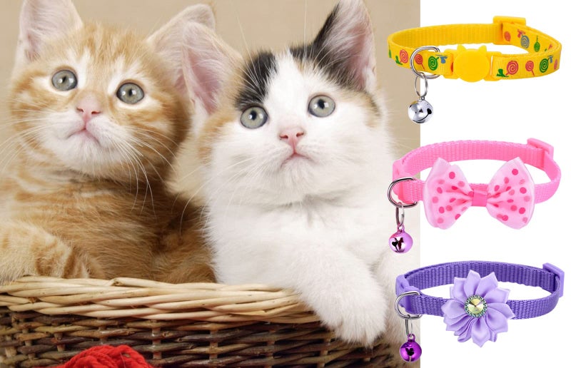 Tamhoo 16 PCS Cute Cat Collars Breakaway with Bell for Boy Cats and Girl Cats Gifts - Image 5