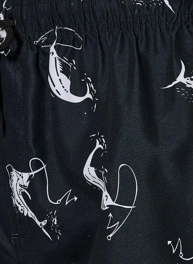 Splash FAV Men Marlin Print Shorts