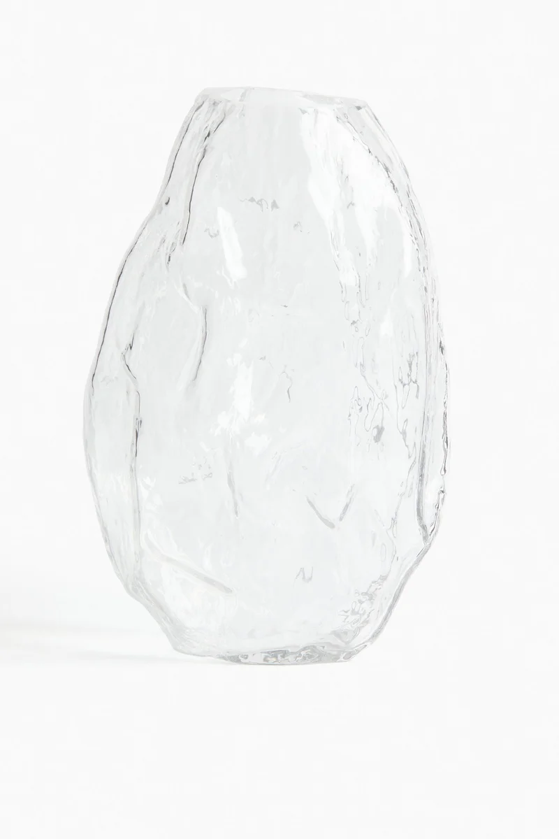 H&M Extra-large textured glass vase