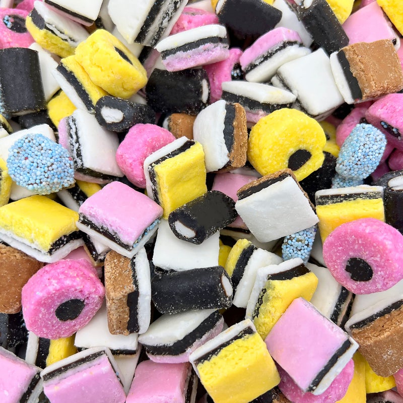 LAETAFOOD English Licorice Candy | 2 Pound Bag | Allsorts Licorice Mix | Gourmet English Candy Bulk | Old Fashioned Candy Assortment | Mixed Shapes and Textures - Image 3