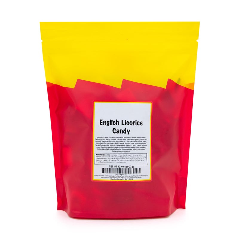 LAETAFOOD English Licorice Candy | 2 Pound Bag | Allsorts Licorice Mix | Gourmet English Candy Bulk | Old Fashioned Candy Assortment | Mixed Shapes and Textures - Image 2